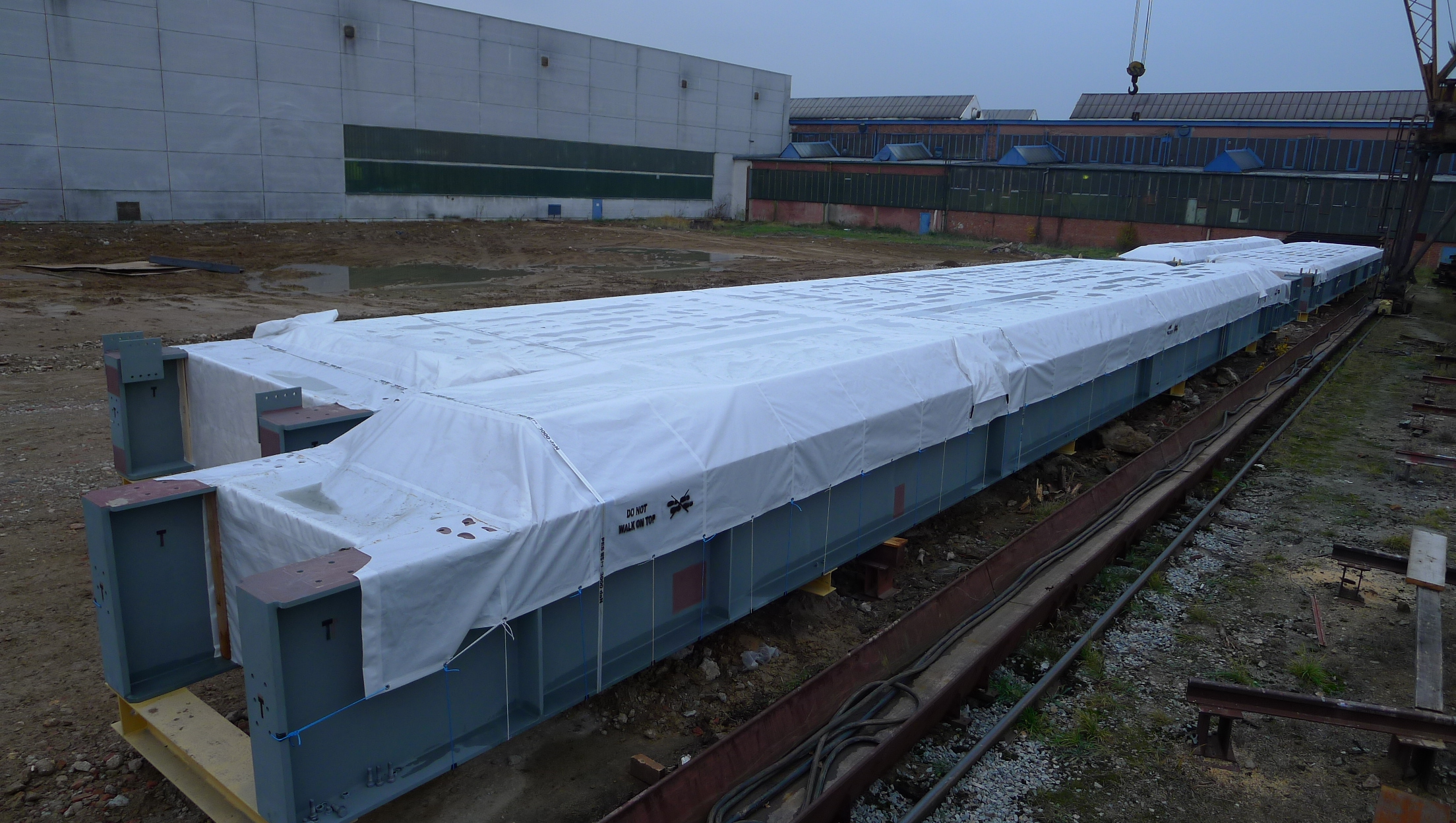 Industrial sewing workshop — custom cover production