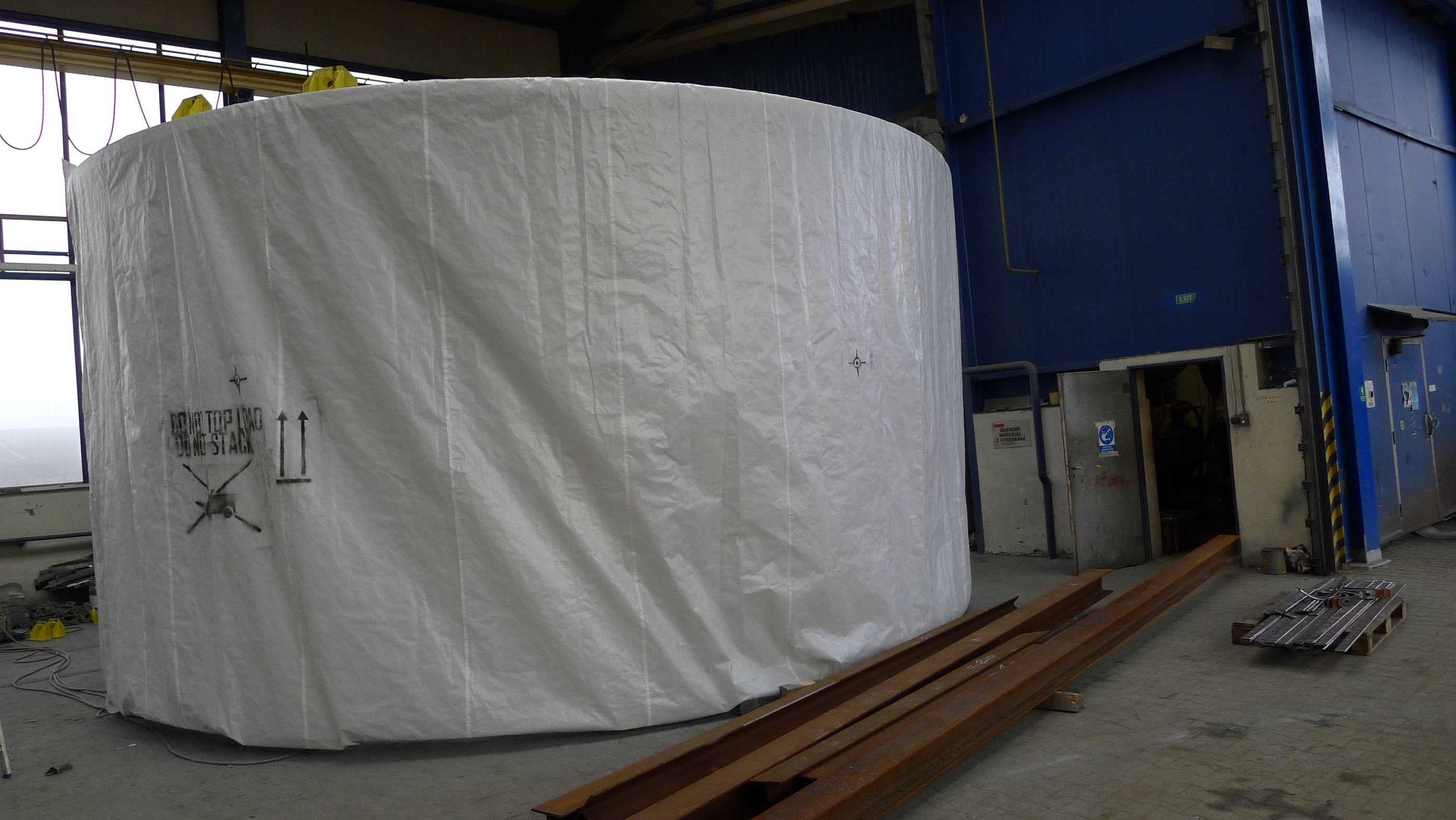 Heavy-duty industrial sewing — reinforced seams